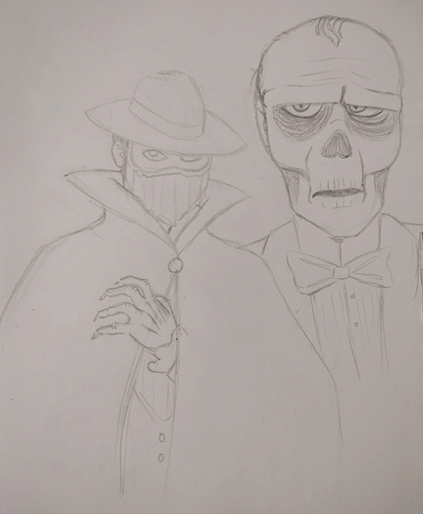Leroux's Erik, Sketch by noshylover